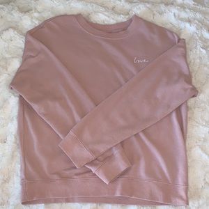 H&M Divided Light Pink crewneck